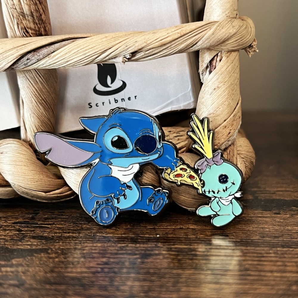 Stitch and Scrump Disney Loungefly Enamel Pin.